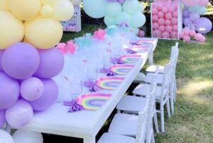 Unicorn theme 1st birthday party ideas Delhi Mumbai
